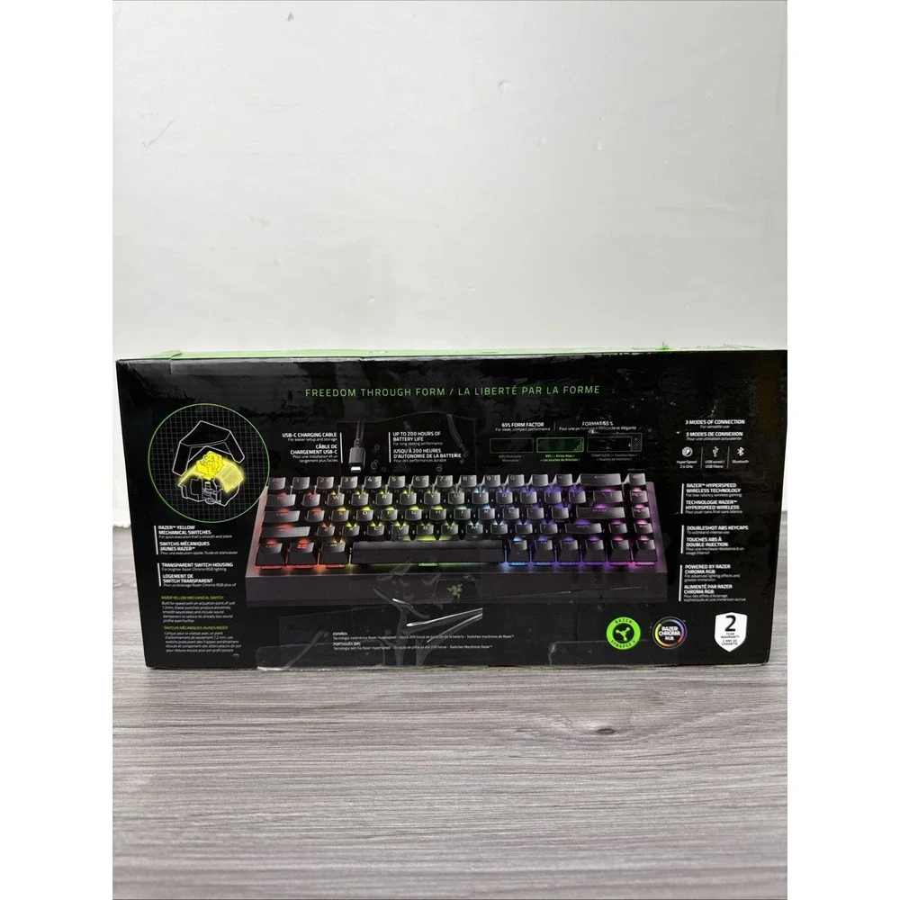 Razer BlackWidow V3 Wireless Mechanical Gaming Keyboard RZ03-03890200-R3U1‎